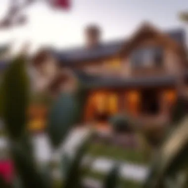 Diverse Architectural Styles in Rental Homes Charming rental home showcasing diverse architectural styles