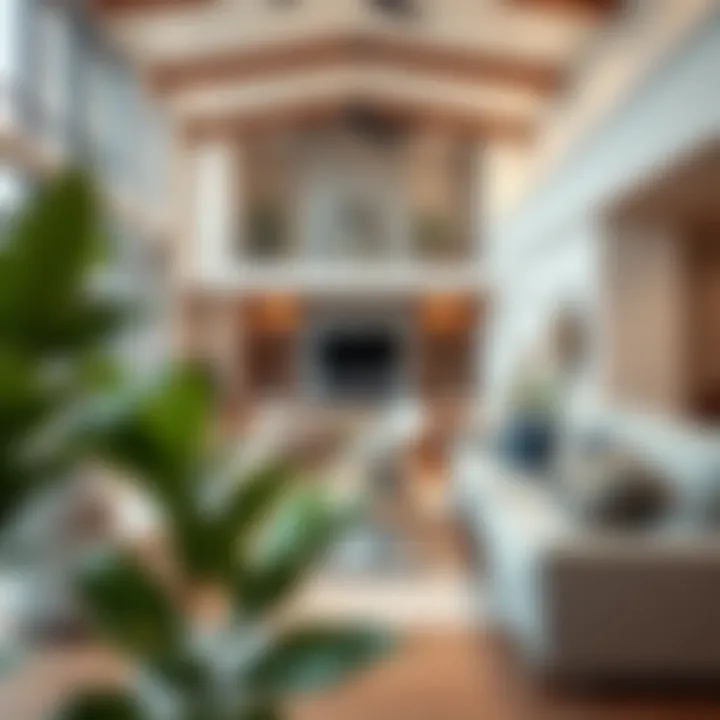 Modern Decor in Rental Properties Welcoming living room of a rental property with modern decor