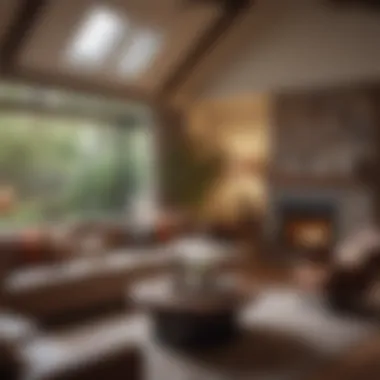 Cozy Living Space with Modern Decor Cozy living space with modern decor