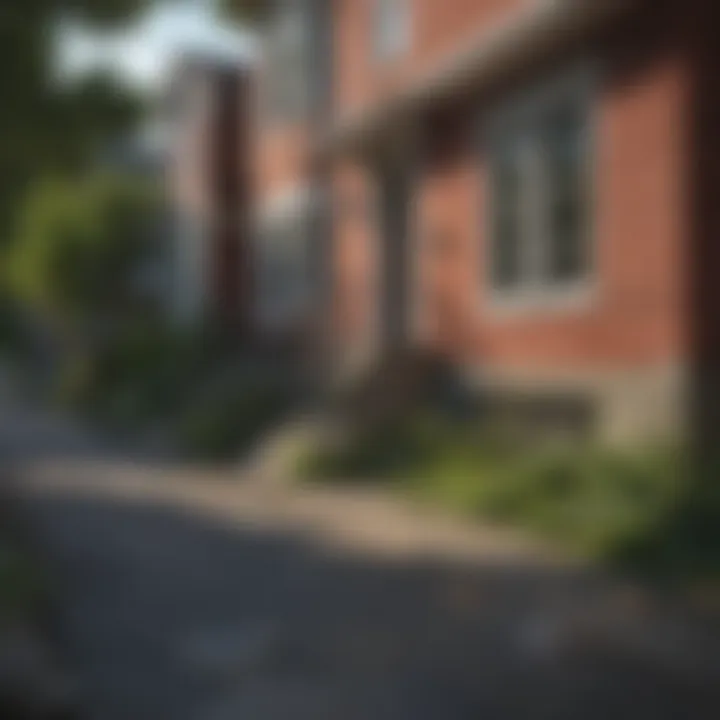 Charming residential street in Jamaica Plain