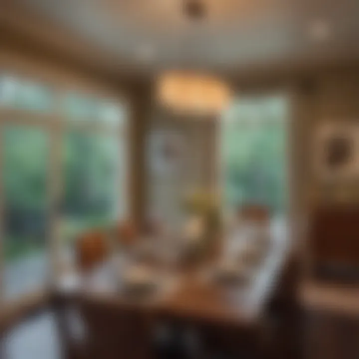 Charming dining area in a Dunthorpe home that exudes warmth