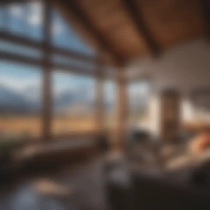 Stunning mountain views from a rental property in Colorado