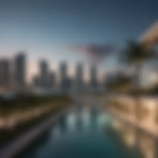 Panoramic view of Miami skyline showcasing diverse architectural styles