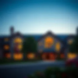 Exterior view of Northwood Hills Apartments showcasing its architectural elegance