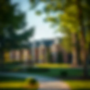 Scenic surroundings of Northwood Hills Apartments highlighting its location