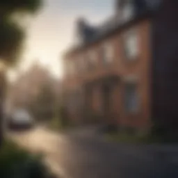 Conceptual illustration of one way property in real estate