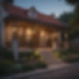 Charming streets of a San Antonio neighborhood showcasing local architecture