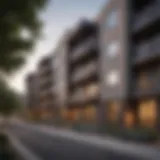 Modern architectural design of Overland Apartments