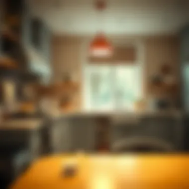 Stylish pet-friendly kitchen with pet accessories