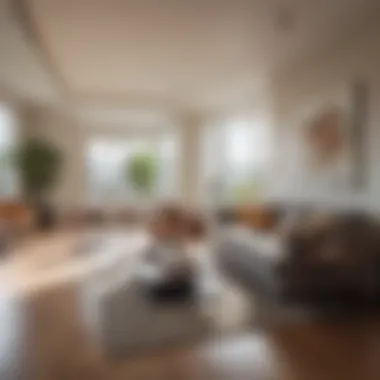 Contemporary Interior Design of a Rental Apartment An interior design of a contemporary rental apartment emphasizing space and light