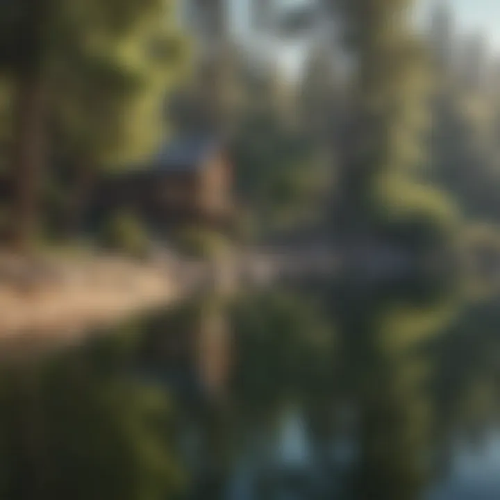 Scenic park in Silver Lake
