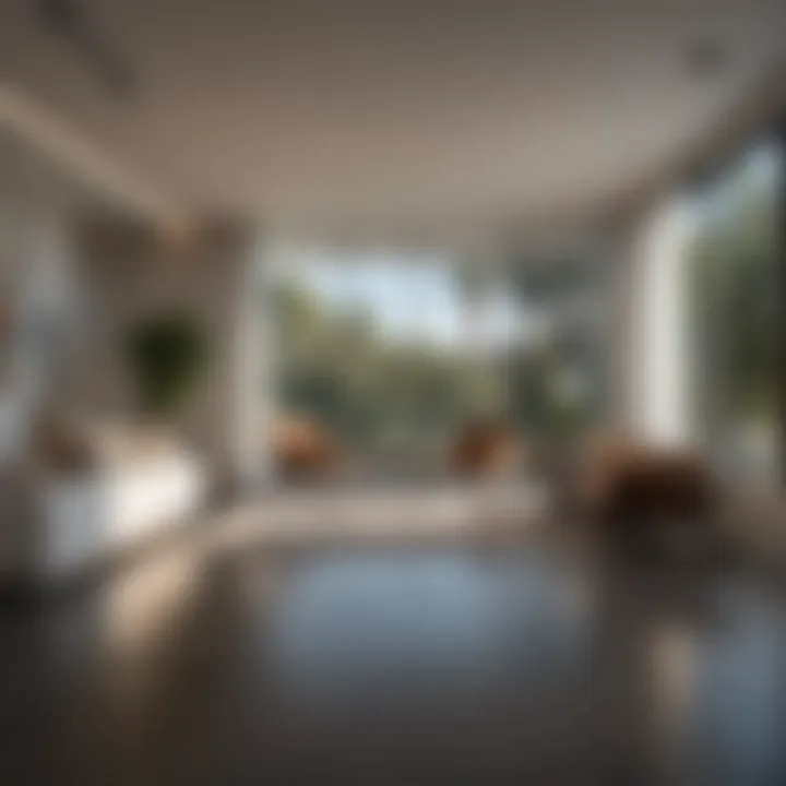 Interior design of a modern rental property in Bel Air