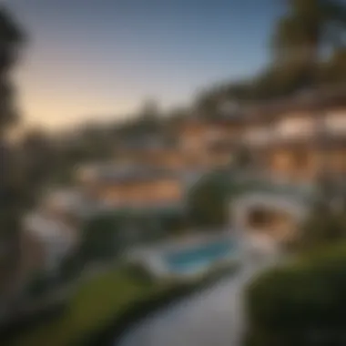 Panoramic View of Bel Air's Exclusivity Panoramic view of Bel Air showcasing its exclusivity