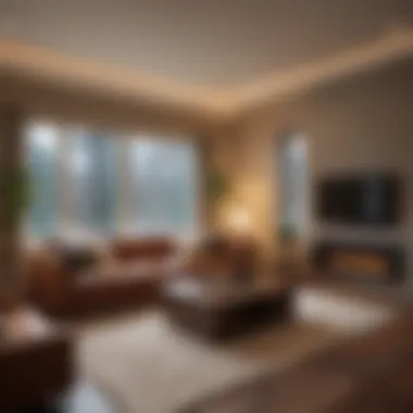 Cozy Living Area in Washington Park Rental Cozy living area inside a rental home in Washington Park