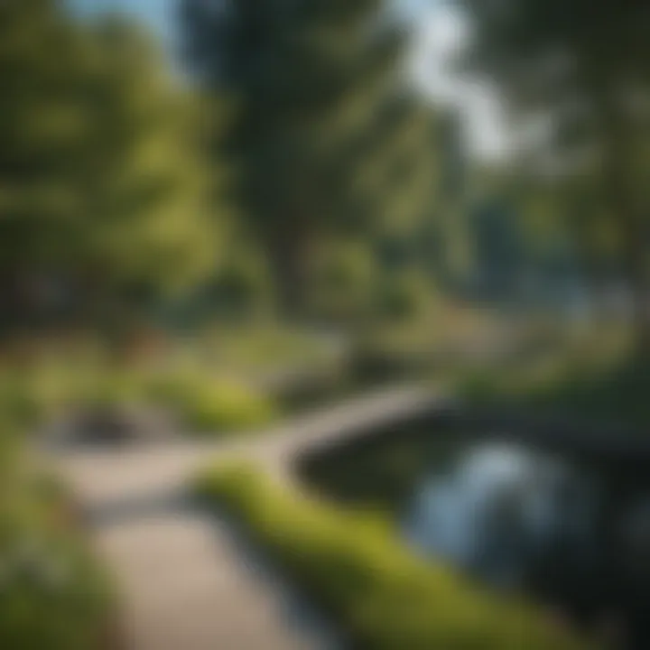 A serene waterfront park in the Seattle area