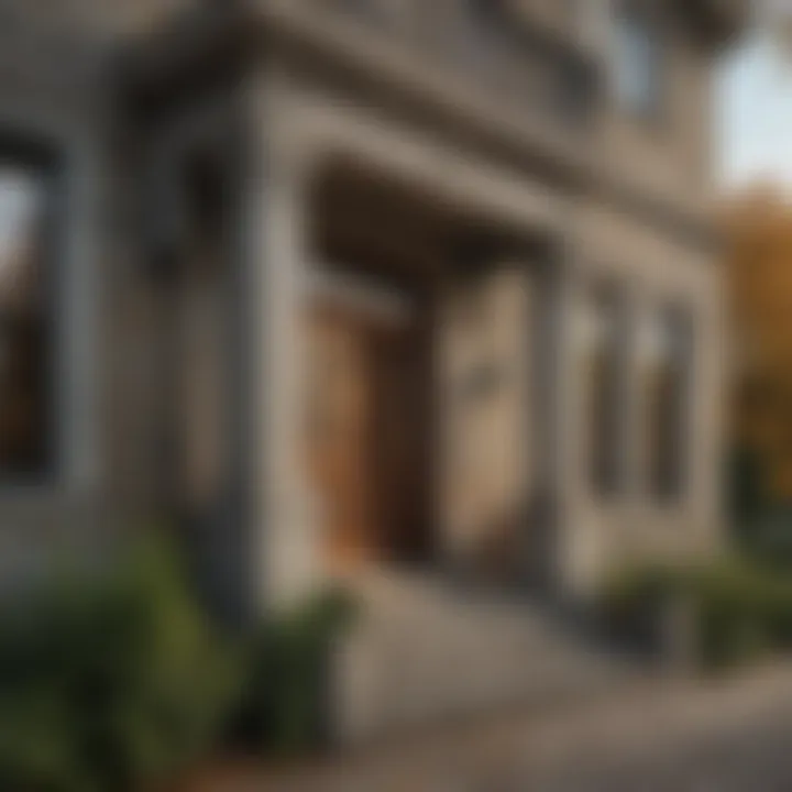 Architectural details of historic homes in Rivers Edge, emphasizing their unique design