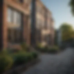 A panoramic view of Boston showcasing short-term rental properties