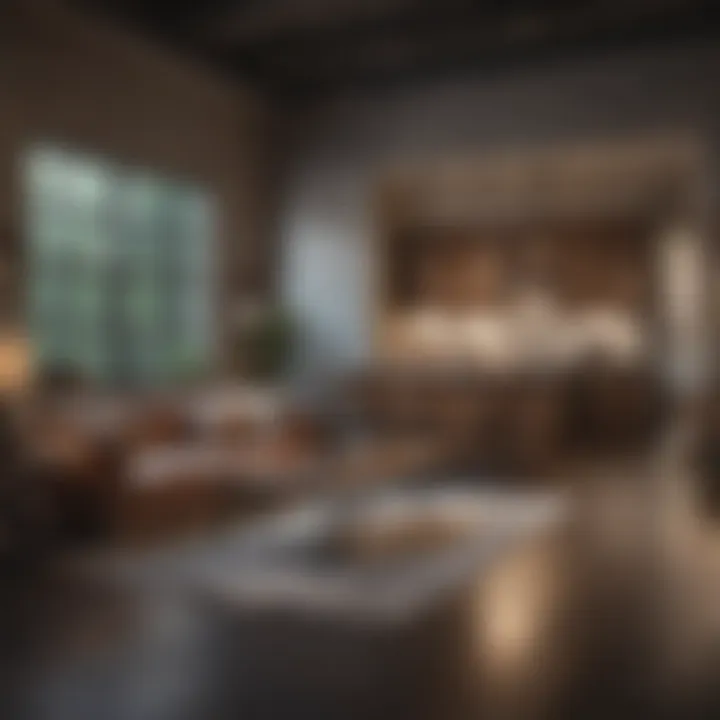 Efficiently designed studio apartment with clever space usage
