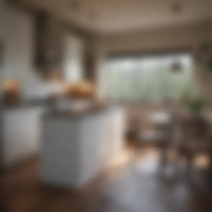 Bright kitchen area in a Tacoma studio apartment