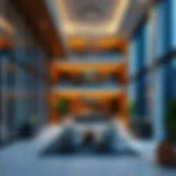Architectural details of Swann Apartments showcasing unique design elements