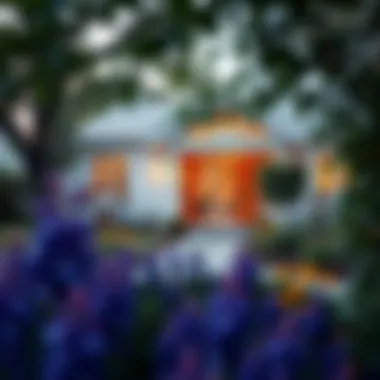 A beautifully landscaped garden that complements a bright home