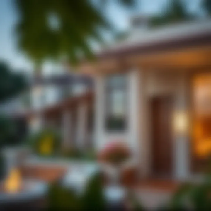 Architectural details of a unique house in Laurel Canyon Terrace