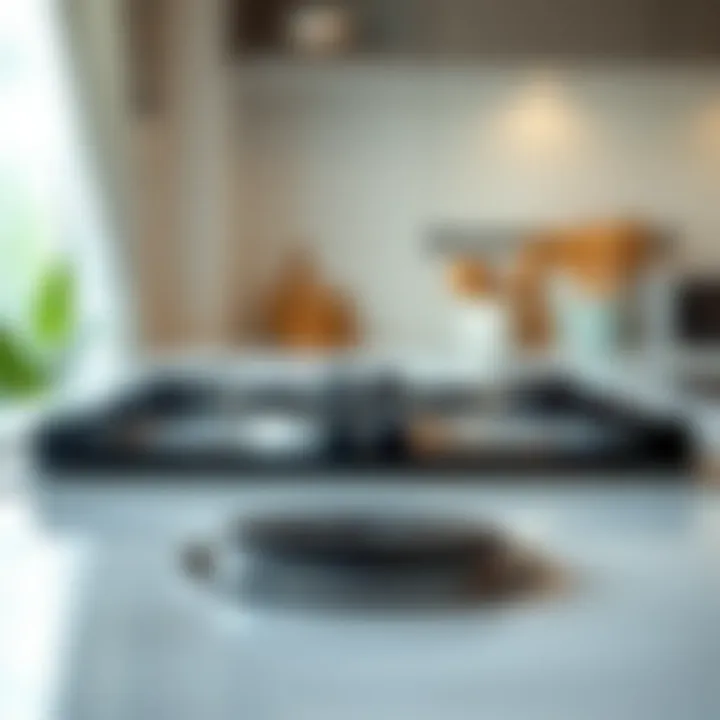 A sparkling clean stove top showcasing its shine after using a quality cleaner
