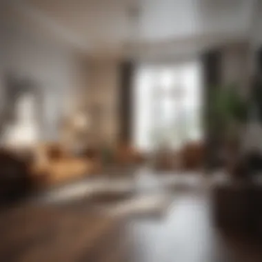 Stylish Interior Aesthetics Aesthetic interior design elements in a two-floor apartment highlighting decor trends.