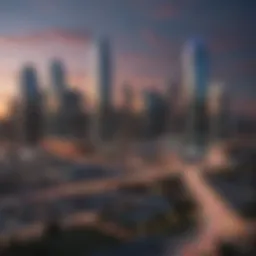 A vibrant skyline showcasing the architecture of Dallas