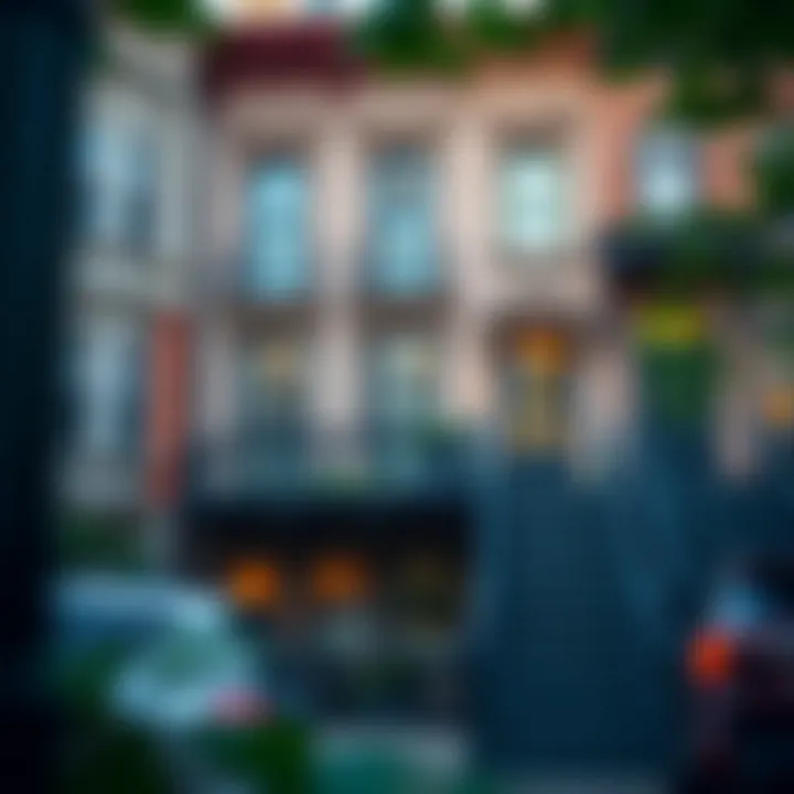 Brooklyn Brownstone Beauty Stunning exterior of a Brooklyn brownstone showcasing intricate architectural details