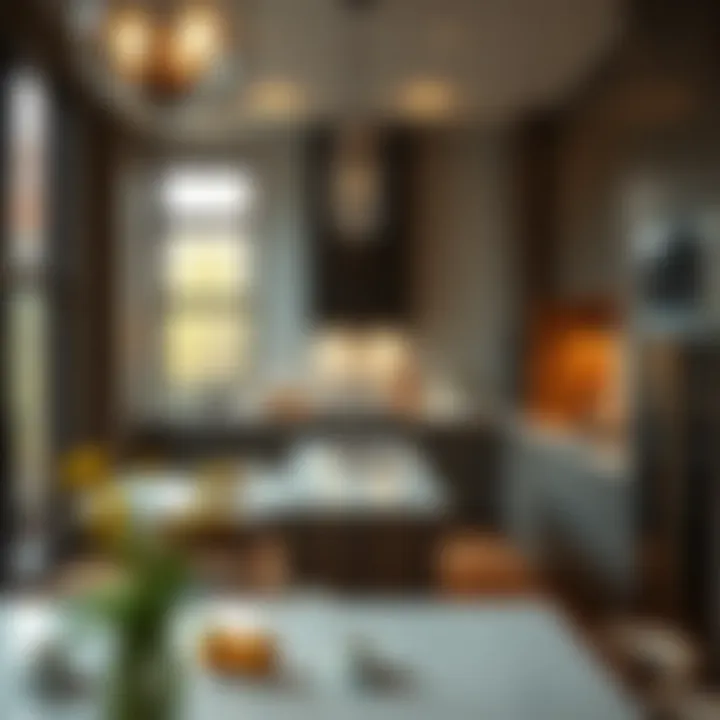 Sleek Kitchen Design Welcoming kitchen in a Brooklyn family home with elegant design elements