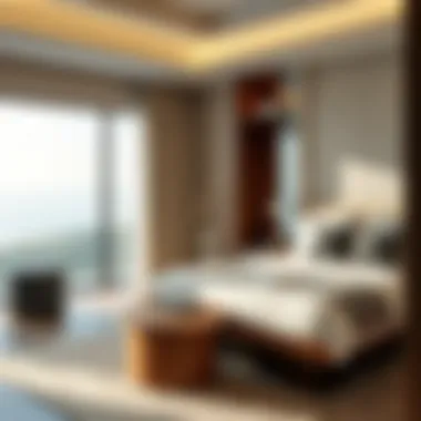 Luxurious hotel amenities