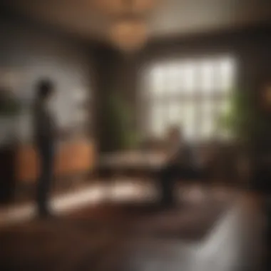 Mastering Rental Negotiations Person engaging in a negotiation over rental terms