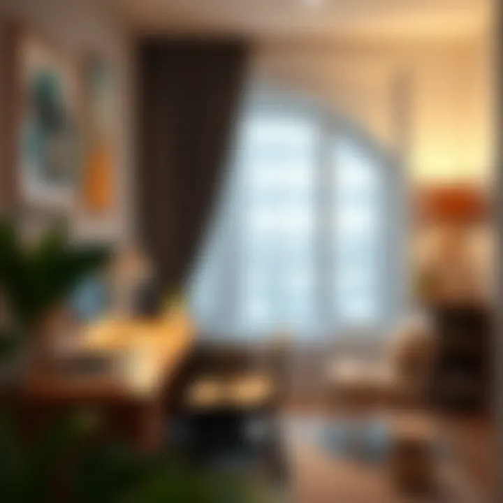 Functional Home Office Home office setup in a furnished apartment