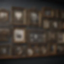 Selection of elegant picture frames showcasing different styles