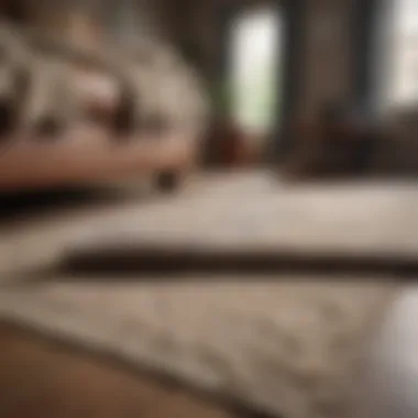 Spot Cleaning Techniques for Wool Rugs Step-by-step guide on spot cleaning a wool throw rug.