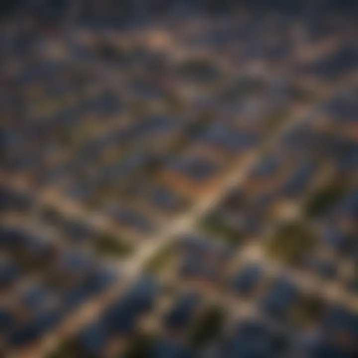 A map highlighting neighborhoods in Kansas City