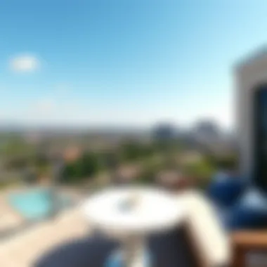 Stunning Views from Liberty Station Balconies Panoramic view from a balcony at Liberty Station Apartments