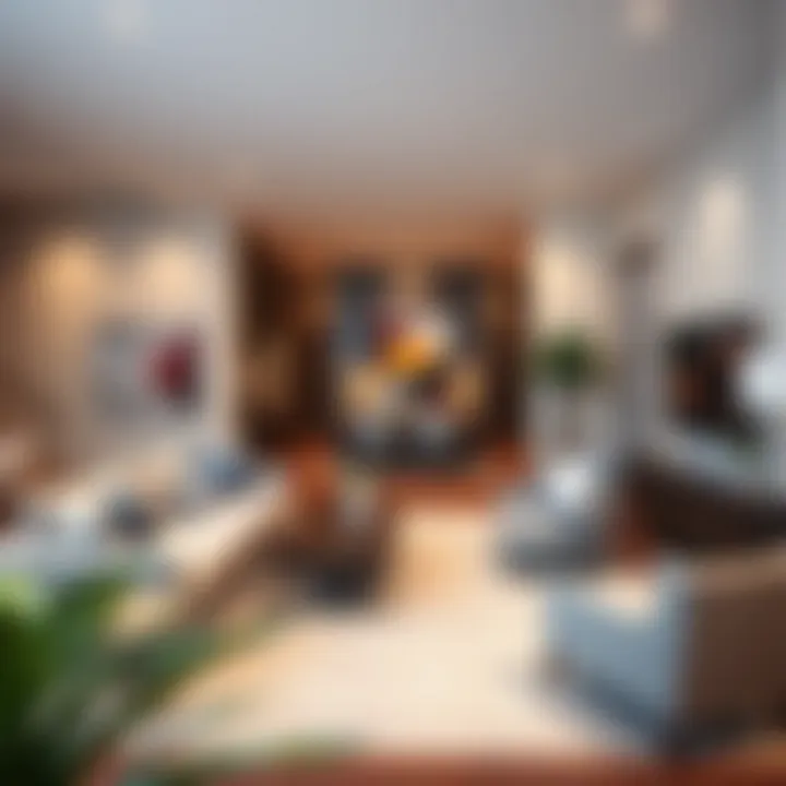 Sophisticated Living Spaces in Liberty Station Luxurious living room interior of an apartment in Liberty Station