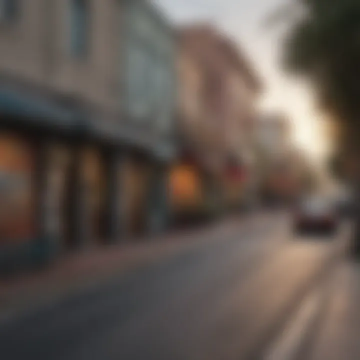 A vibrant street scene showcasing San Diego's cultural diversity