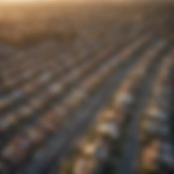 An aerial view of San Diego's urban landscape blending with natural parks