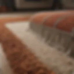 A luxurious carpet being deep cleaned with advanced technology