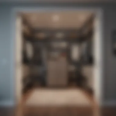 Innovative Closet Design Innovative closet design showcasing space-saving techniques