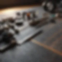 Precise measurement tools laid out on a surface
