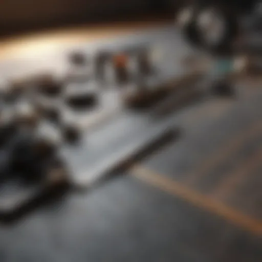 Precise measurement tools laid out on a surface