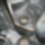 Clogged shower drain with standing water