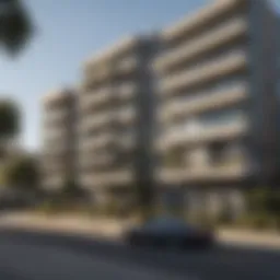 Architectural marvel of Mid City Flats showcasing modern design elements