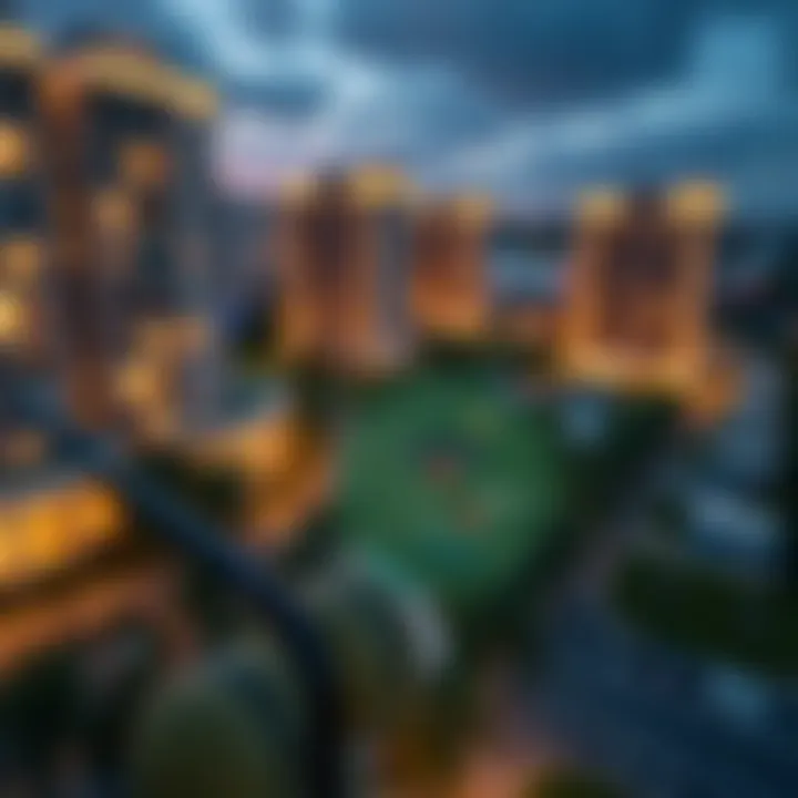 Map highlighting strategic location and nearby attractions