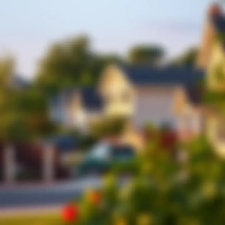 Choosing the Right Location for Your New Life A peaceful neighborhood scene with homes