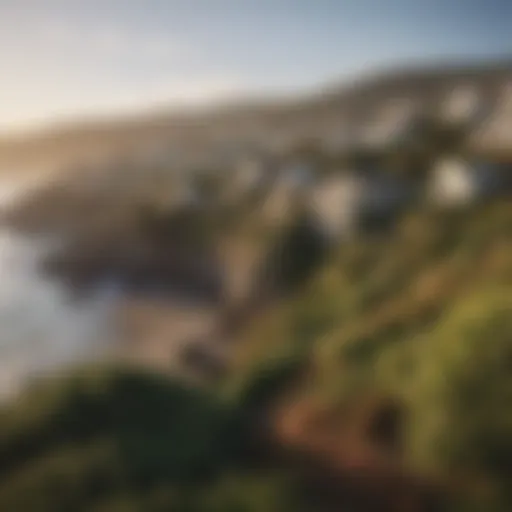 Scenic view of Outer Richmond's coastal line